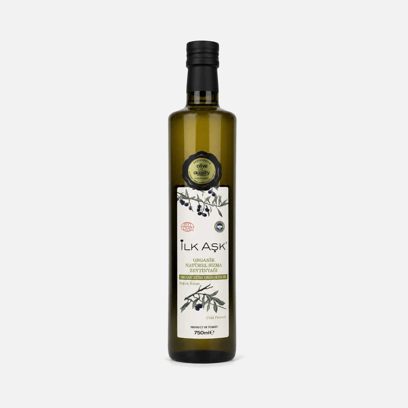 İlk Aşk Organik Natürel Sızma Zeytinyağı 750 ml